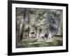 In the Park at Saint-Cloud, 1866-Pierre-Auguste Renoir-Framed Giclee Print