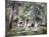 In the Park at Saint-Cloud, 1866-Pierre-Auguste Renoir-Mounted Giclee Print