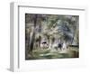 In the Park at Saint-Cloud, 1866-Pierre-Auguste Renoir-Framed Giclee Print