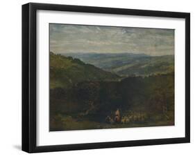 In the Park, Bolton Bridge, c1852-David Cox the elder-Framed Giclee Print