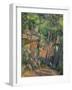 In the Park of Chateau Noir, circa 1896-99-Paul Cézanne-Framed Giclee Print