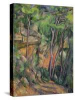 In the Park of Chateau Noir, circa 1896-99-Paul Cézanne-Stretched Canvas