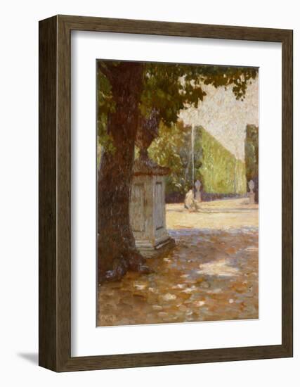 In the Park of Schoenbrunn, c.1911-Carl Moll-Framed Art Print