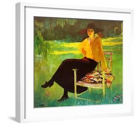 In the Park-Amedeo Bocchi-Framed Art Print