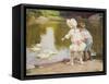 In the Park-Edward Henry Potthast-Framed Stretched Canvas