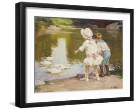 In the Park-Edward Henry Potthast-Framed Giclee Print