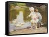 In the Park-Edward Henry Potthast-Framed Stretched Canvas