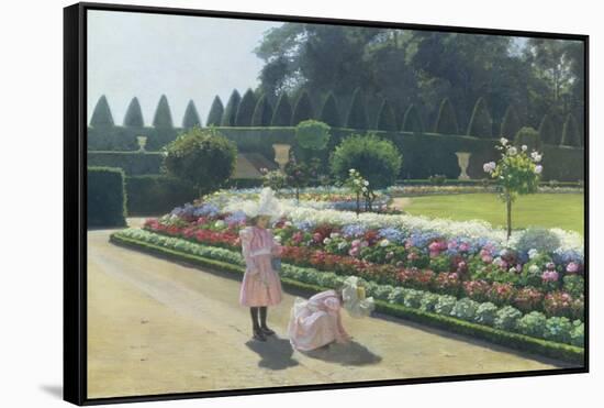 In the Park-Caroline Van Deurs-Framed Stretched Canvas