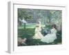 In the Park-Leon Victor Minot-Framed Giclee Print