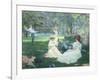 In the Park-Leon Victor Minot-Framed Giclee Print