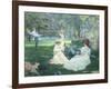 In the Park-Leon Victor Minot-Framed Giclee Print