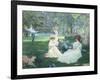 In the Park-Leon Victor Minot-Framed Giclee Print