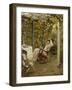 In the Pergola, 1894-Oscar Bluhm-Framed Giclee Print