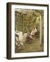 In the Pergola. 1894-Oscar Bluhm-Framed Giclee Print