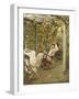 In the Pergola. 1894-Oscar Bluhm-Framed Giclee Print