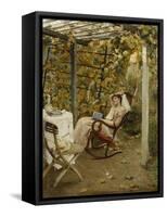 In the Pergola-Oscar Bluhm-Framed Stretched Canvas