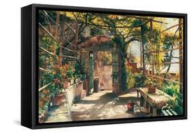 In the Pergola-Peder Monsted-Framed Stretched Canvas