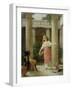 In the Peristyle-John William Waterhouse-Framed Giclee Print