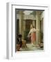 In the Peristyle-John William Waterhouse-Framed Giclee Print