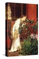 In the Peristylum, 1866-Sir Lawrence Alma-Tadema-Stretched Canvas