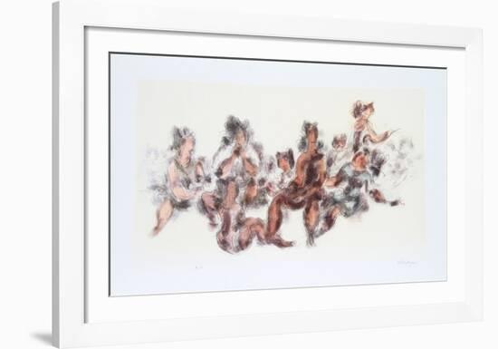 In the Playground-Chaim Gross-Framed Limited Edition