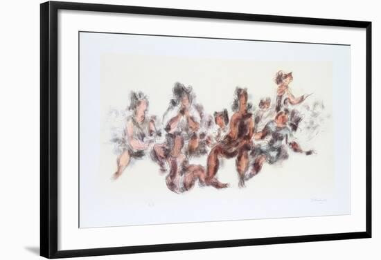 In the Playground-Chaim Gross-Framed Limited Edition