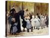 In the Playground-Henri Jules Jean Geoffroy-Stretched Canvas