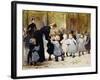 In the Playground-Henri Jules Jean Geoffroy-Framed Giclee Print