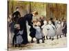 In the Playground-Henri Jules Jean Geoffroy-Stretched Canvas