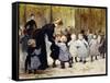In the Playground-Henri Jules Jean Geoffroy-Framed Stretched Canvas