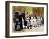 In the Playground-Henri Jules Jean Geoffroy-Framed Giclee Print