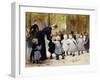 In the Playground-Henri Jules Jean Geoffroy-Framed Giclee Print