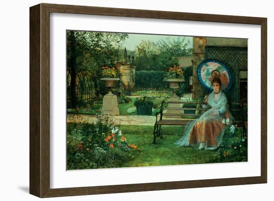 In the Plesaunce, Knostrop Hall, Leeds, 1875-Grimshaw-Framed Giclee Print