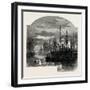 In the Pool, Colliers Unloading, Scenery of the Thames, UK, 19th Century-null-Framed Giclee Print