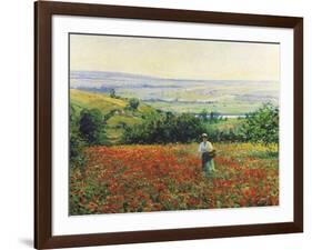 In the Poppy Field-Leon Giran-max-Framed Giclee Print