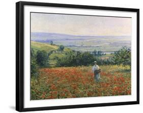 In the Poppy Field-Leon Giran-max-Framed Giclee Print