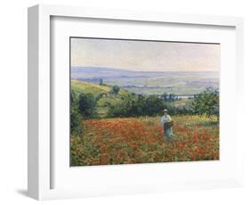 In the Poppy Field-Leon Giran-max-Framed Giclee Print