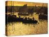 In the Port, 1895-Charles Cottet-Stretched Canvas