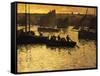 In the Port, 1895-Charles Cottet-Framed Stretched Canvas