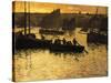 In the Port, 1895-Charles Cottet-Stretched Canvas