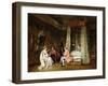 In the Prince's Chamber, 1872 (Oil on Panel)-Ignacio Leon Y Escosura-Framed Giclee Print