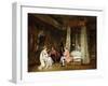 In the Prince's Chamber, 1872 (Oil on Panel)-Ignacio Leon Y Escosura-Framed Giclee Print