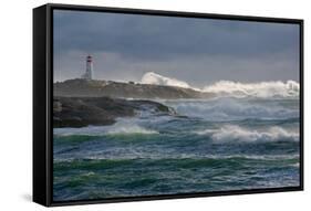 In the Protection of a Lighthouse-Jamie Morrison-Framed Stretched Canvas