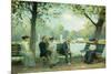 In the Public Gardens, Boston, 1904-Arthur Clifton Goodwin-Mounted Giclee Print