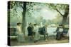 In the Public Gardens, Boston, 1904-Arthur Clifton Goodwin-Stretched Canvas