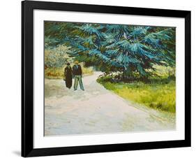 In the Public Gardens in Arles, 1888-Vincent van Gogh-Framed Giclee Print