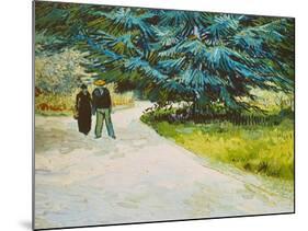 In the Public Gardens in Arles, 1888-Vincent van Gogh-Mounted Giclee Print