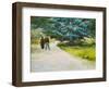 In the Public Gardens in Arles, 1888-Vincent van Gogh-Framed Giclee Print