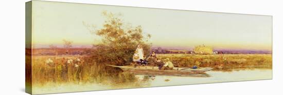 In the Punt, 1895-Thomas James Lloyd-Stretched Canvas