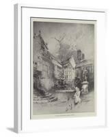 In the Quadrangle, Hoghton Tower-Herbert Railton-Framed Giclee Print